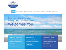 Tablet Screenshot of greatlakesgastroenterology.com